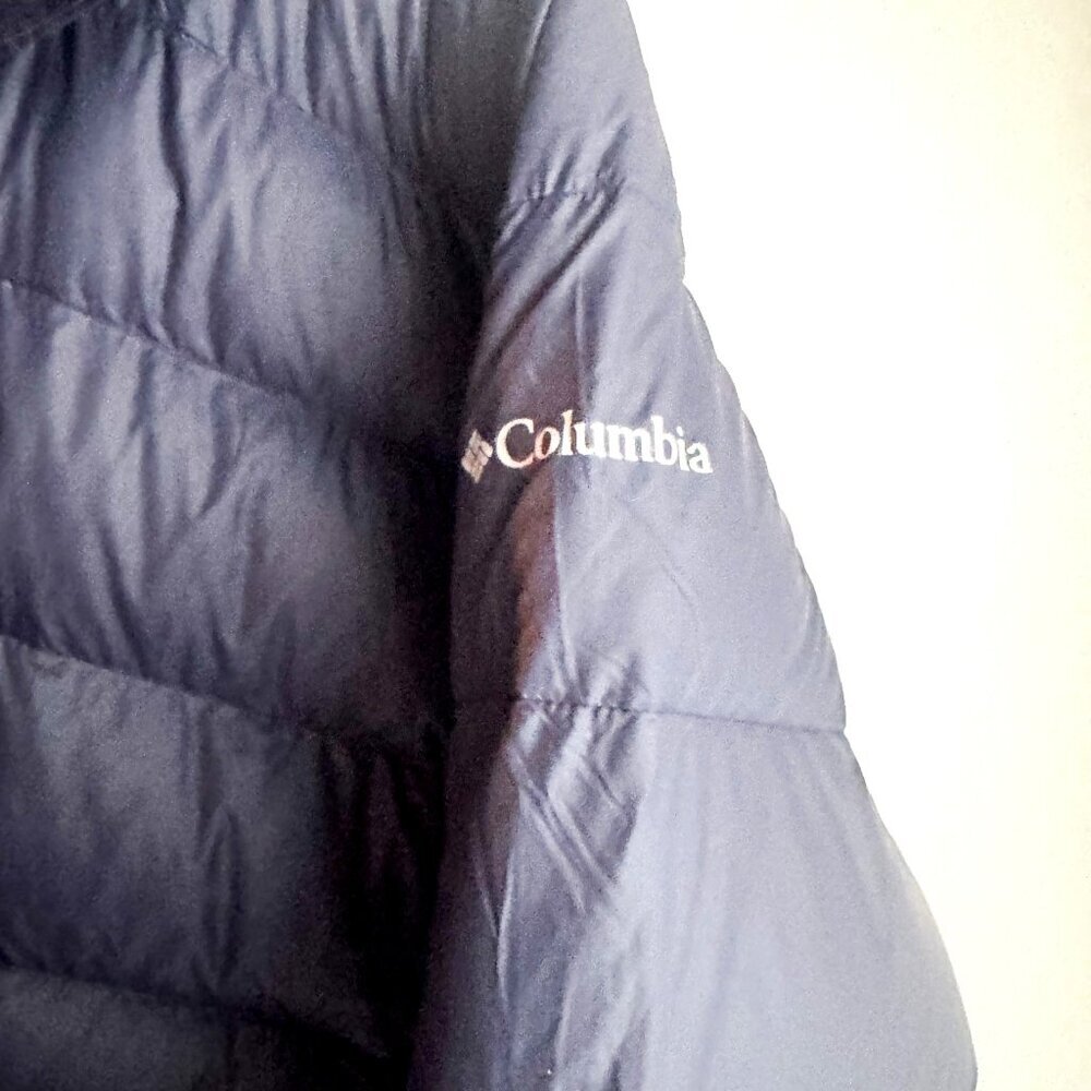 Columbia Autumn Park Navy Blue Down Filled Puffer Jacket 3X - Picture 6 of 7